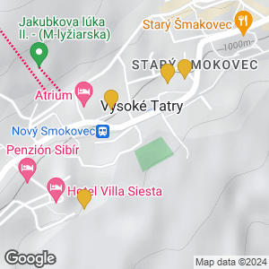 Mapa Novy Smokovec